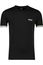 Hugo Boss t-shirt zwart effen normale fit polyester