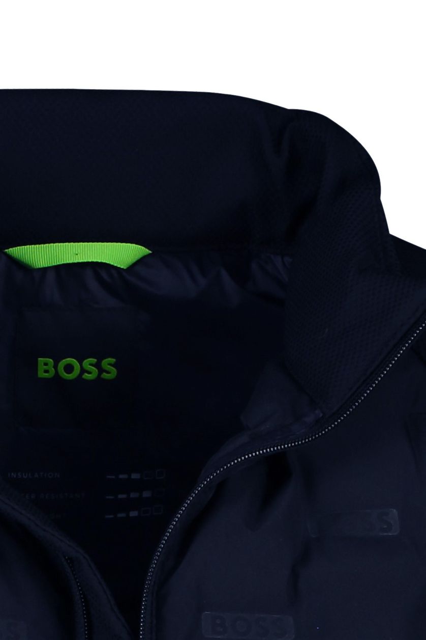 Hugo Boss V-Hellion bodywarmer donkerblauw effen