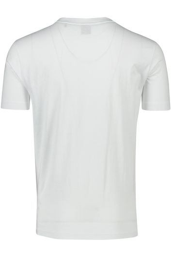 Hugo Boss t-shirt wit print katoen