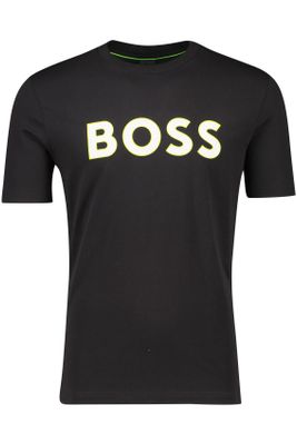 Hugo Boss Hugo Boss t-shirt zwart 100% katoen