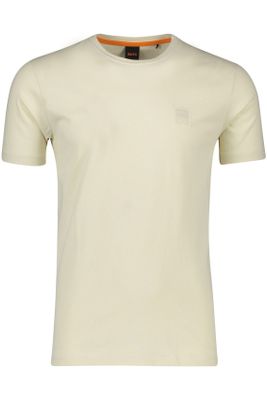 Hugo Boss Hugo Boss t-shirt beige met opdruk