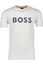 Hugo Boss t-shirt Thinking wit effen met opdruk