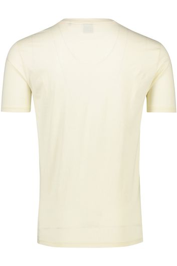 Hugo Boss t-shirt Thinking beige met opdruk