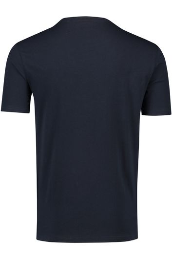 Hugo Boss t-shirt Thinking navy effen