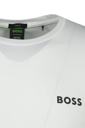 Hugo Boss t-shirt wit effen