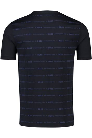 Hugo Boss t-shirt donkerblauw Tessler katoen