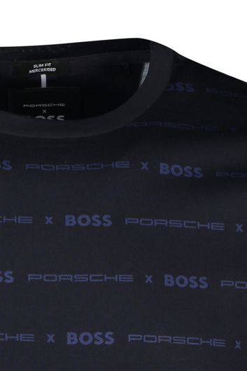 Hugo Boss t-shirt donkerblauw Tessler