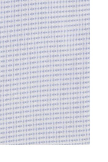 business overhemd Hugo Boss blauw geprint katoen slim fit 