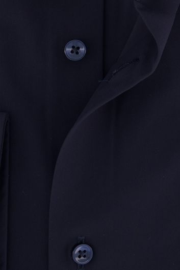 business overhemd Hugo Boss donkerblauw effen slim fit 