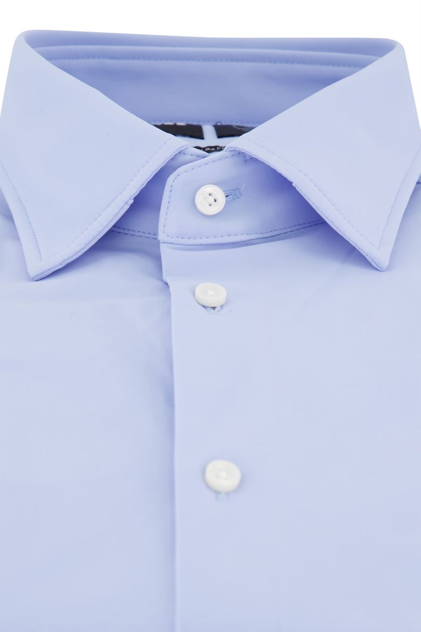 Hugo Boss business overhemd slim fit lichtblauw effen extra lange mouwen