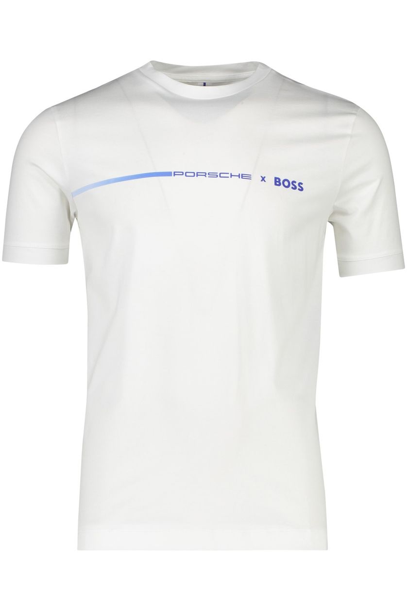 Hugo Boss T-shirt print wit Tiburt 262 PS