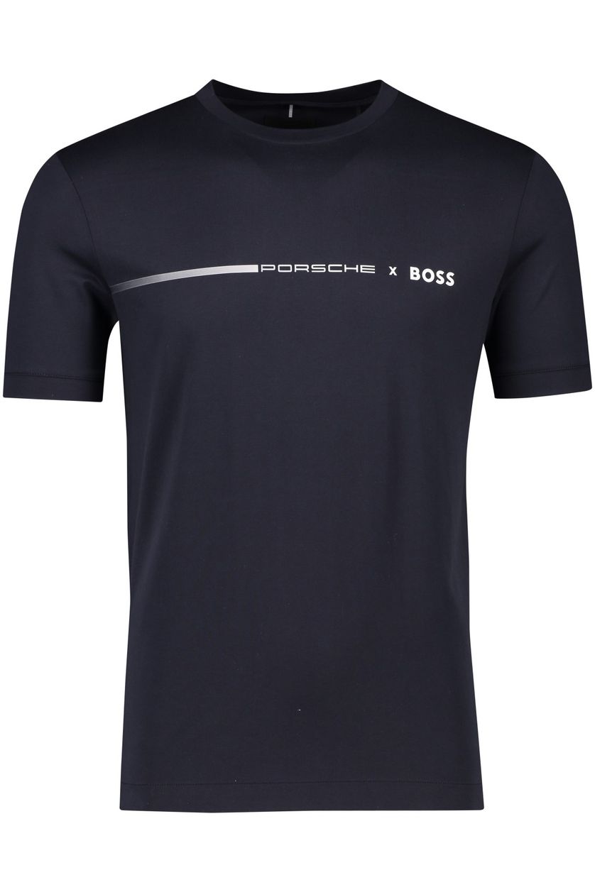 Hugo Boss t-shirt porsche donkerblauw 100% katoen