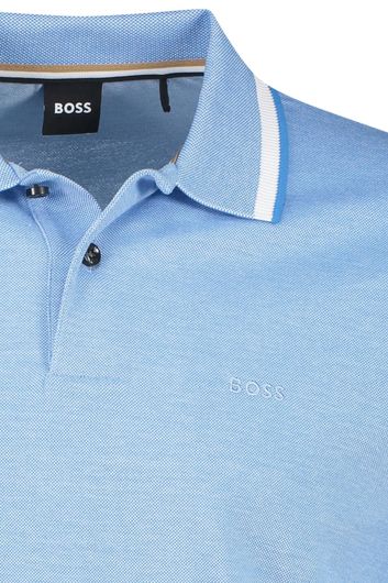 Hugo Boss poloshirt blauw Parlay