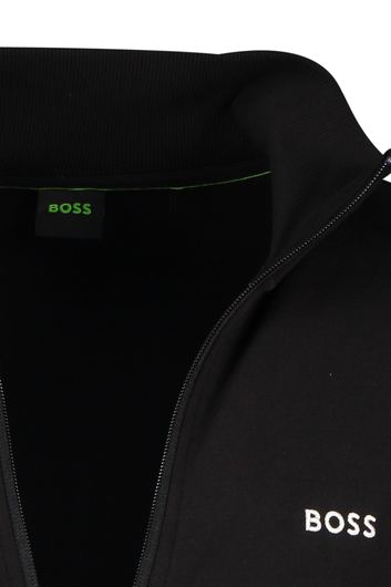 Hugo Boss Green vest zwart effen