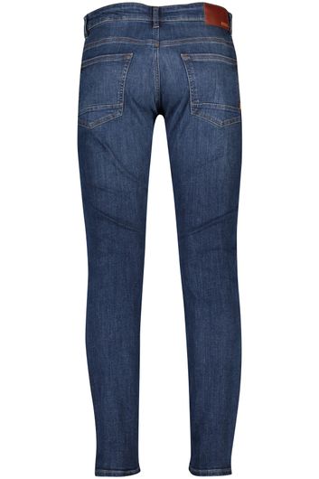 jeans Hugo Boss blauw effen katoen 