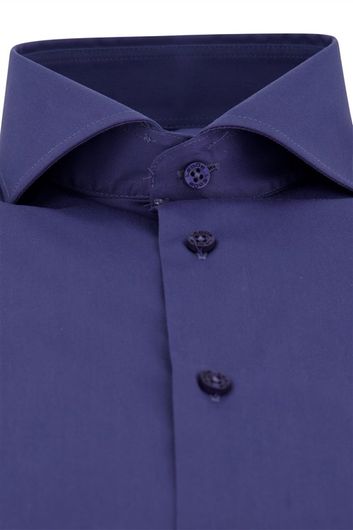 Ledub Shirt dress ml 7 Donkerblauw katoen