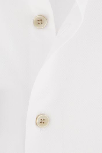 Wit Ledub overhemd mouwlengte 7 Modern Fit