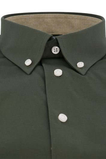 Ledub overhemd groen geprint