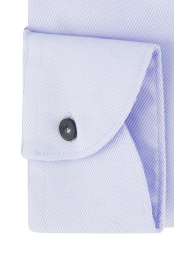 John Miller business overhemd Slim Fit slim fit lichtblauw effen katoen