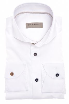 John Miller John Miller business overhemd Tailored Fit wit katoen