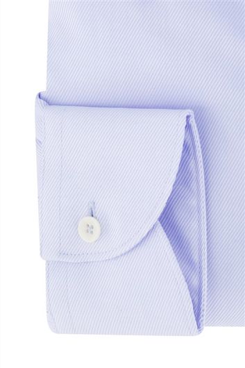 Ledub strijkvrij overhemd blauw Regular Fit