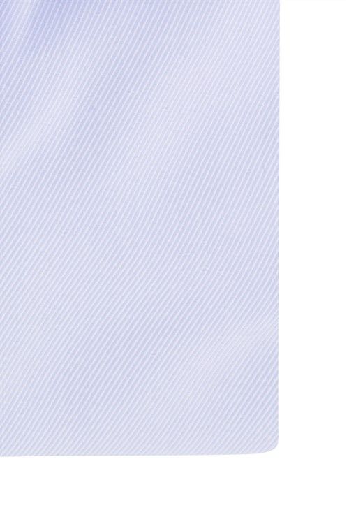 John Miller overhemd lichtblauw mouwlengte 7 Tailored Fit katoen effen