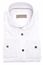 John Miller overhemd mouwlengte 7 wit effen katoen slim fit met stretch