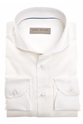 John Miller John Miller business overhemd extra slim fit wit strijkvrij katoen