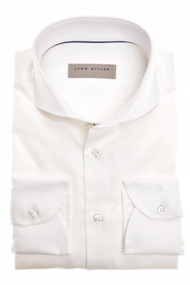 John Miller John Miller business overhemd slim fit wit strijkvrij katoen