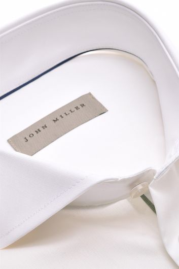 John Miller business overhemd slim fit wit strijkvrij katoen