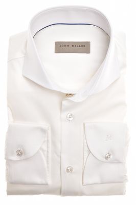 John Miller John Miller business overhemd extra slim fit wit effen katoen strijkvrij