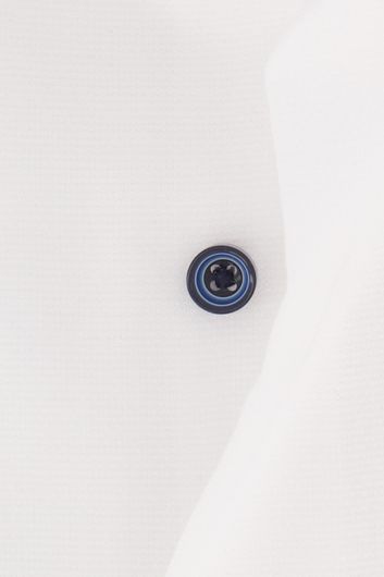 Eterna overhemd mouwlengte 7 Comfort Fit wijde fit wit effen 100% katoen