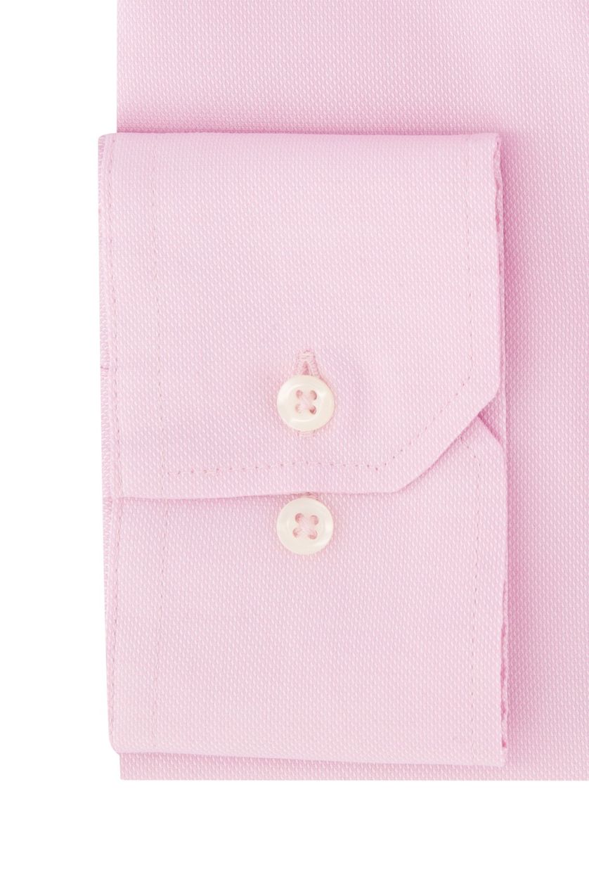 Eterna business overhemd normale fit roze effen lyocell