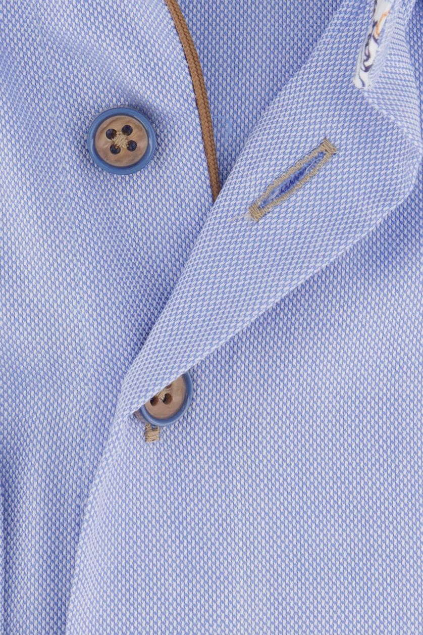 Portofino tailored fit overhemd blauw mouwlengte 7 