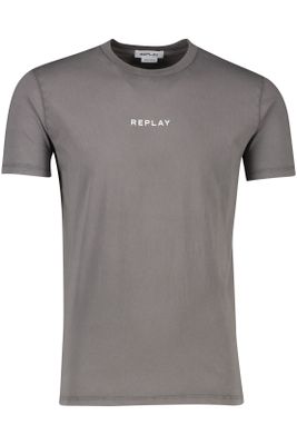 Replay Replay t-shirt grijs ronde hals