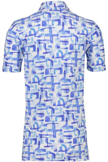 Eden Valley polo normale fit blauwe print