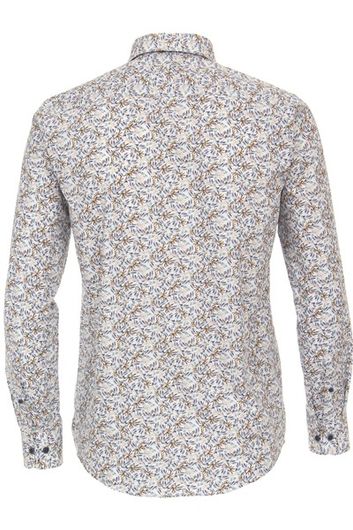 Casa Moda casual overhemd normale fit wit blauw 