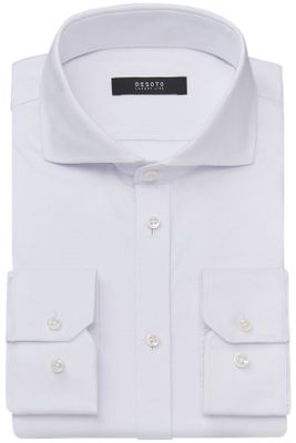 Desoto Desoto business overhemd effen wit katoen slim fit