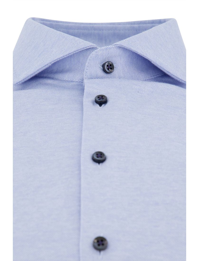 Desoto business overhemd lichtblauw effen katoen slim fit