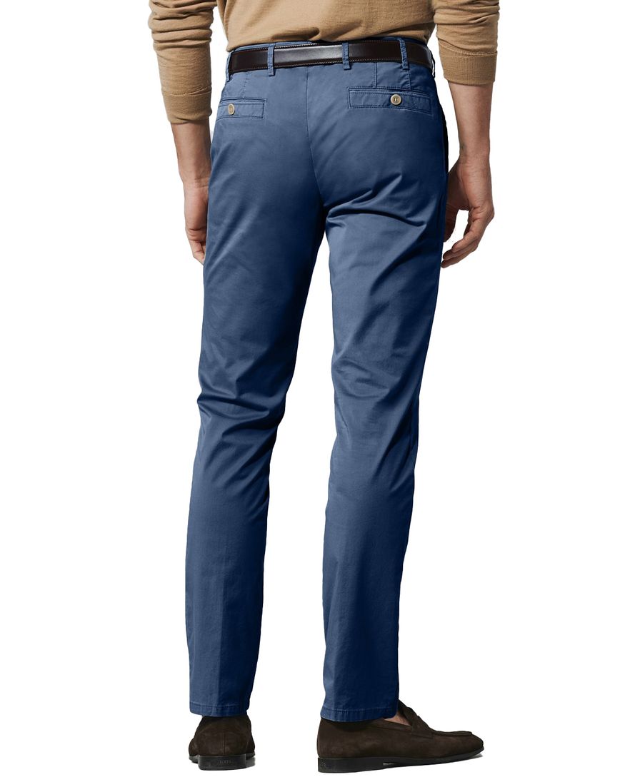 Meyer New York katoenen broek blauw