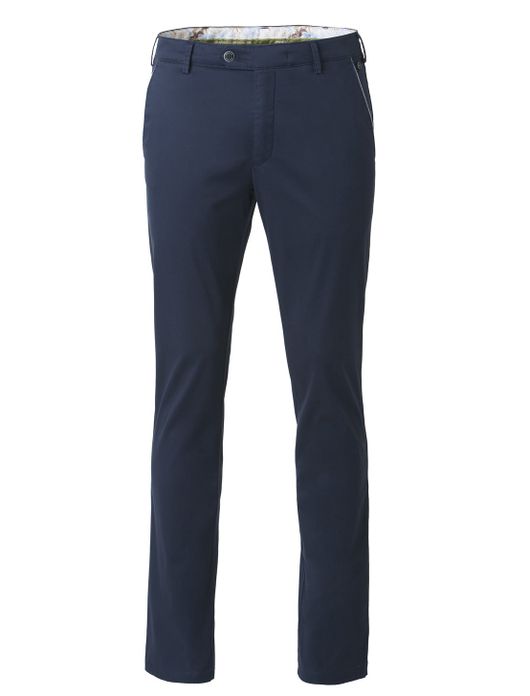 katoenen broek donkerblauw Meyer New York