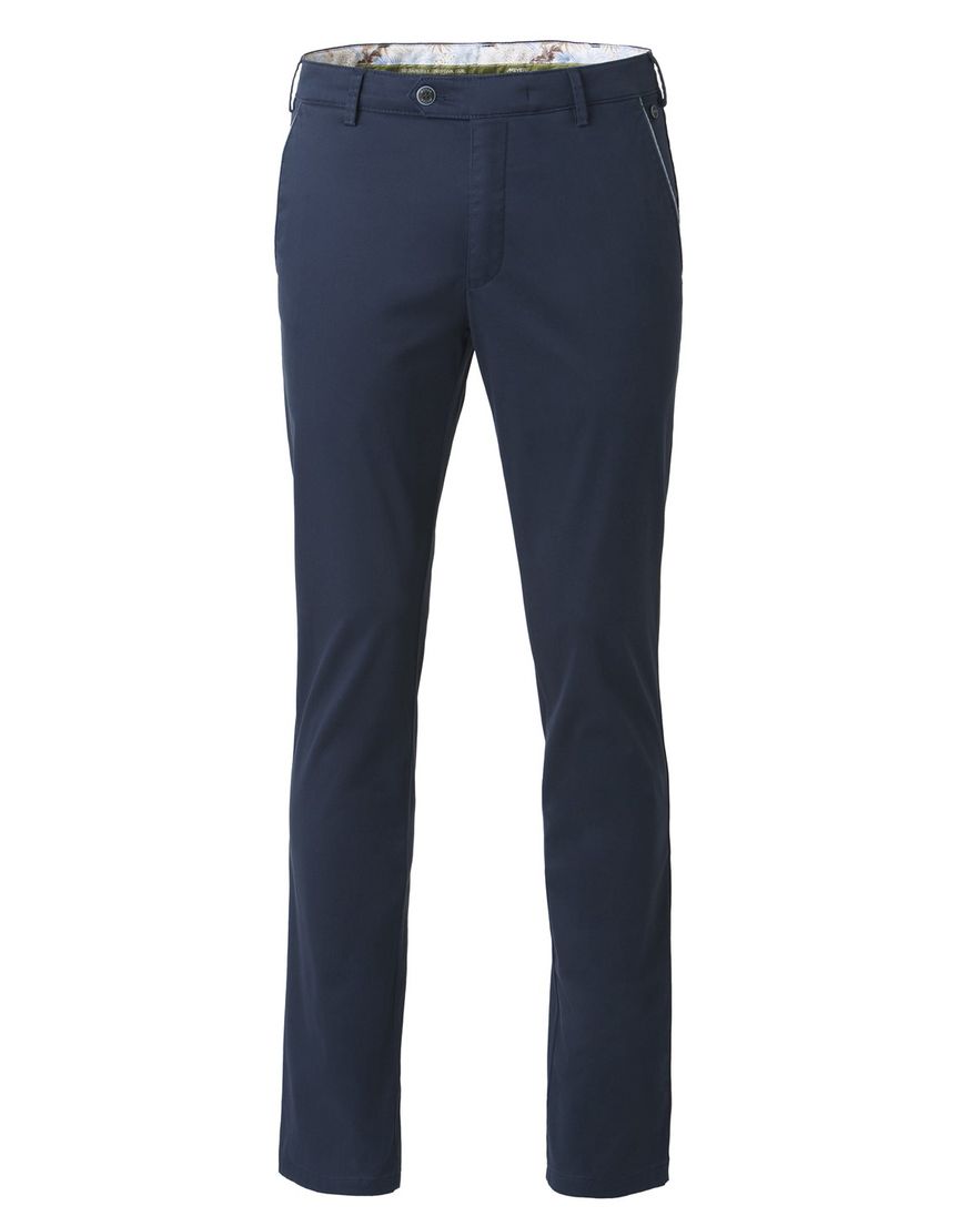 Meyer New York katoenen broek donkerblauw