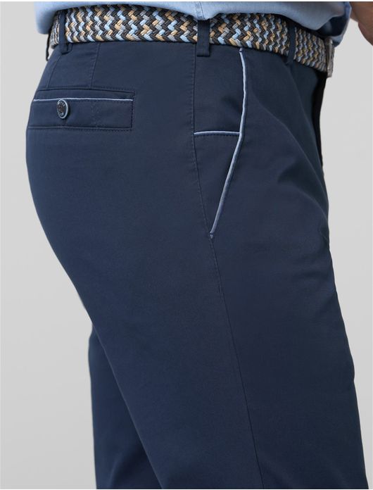 katoenen broek donkerblauw Meyer New York