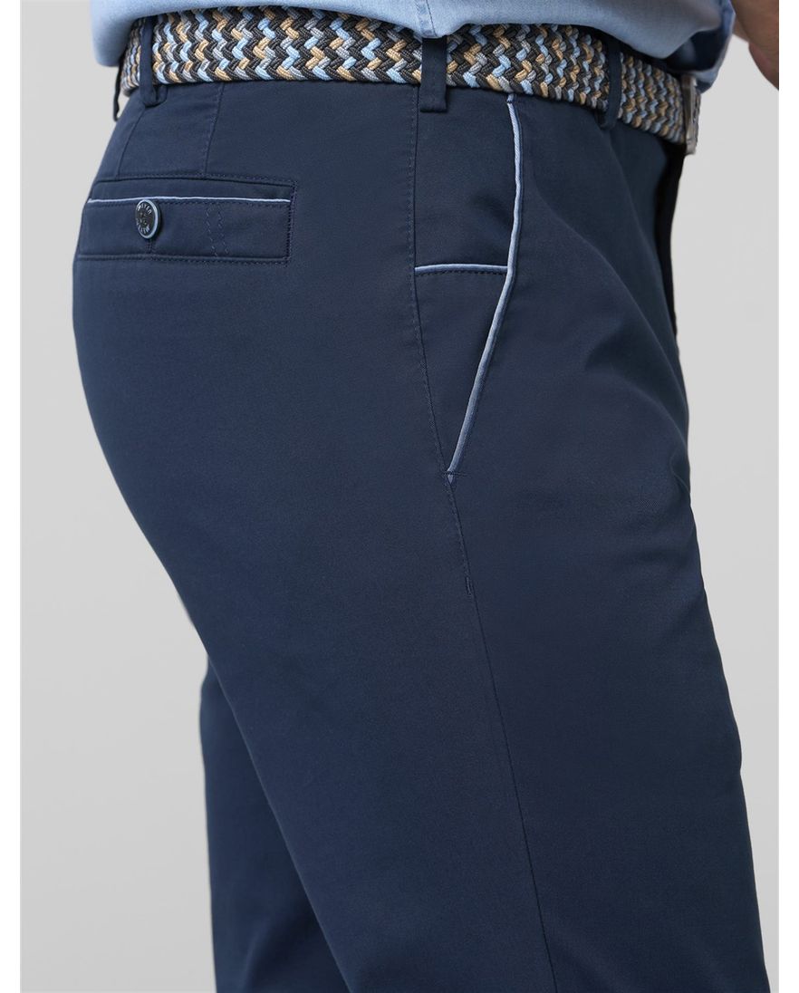 Meyer New York katoenen broek donkerblauw