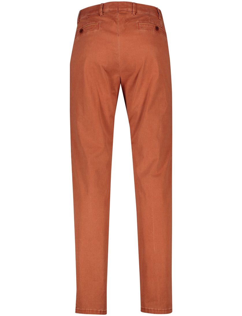 Oranje effen Meyer katoenen broek New York