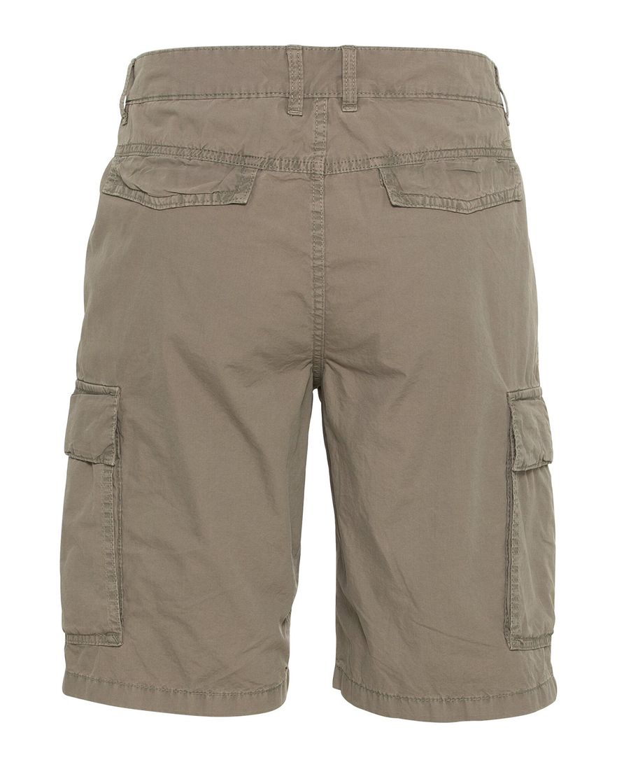 Camel Active cargo korte broek bruin effen katoen