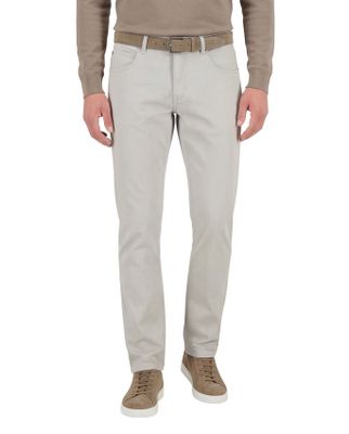 Gardeur Gardeur 5-pocket broek katoen grijs effen