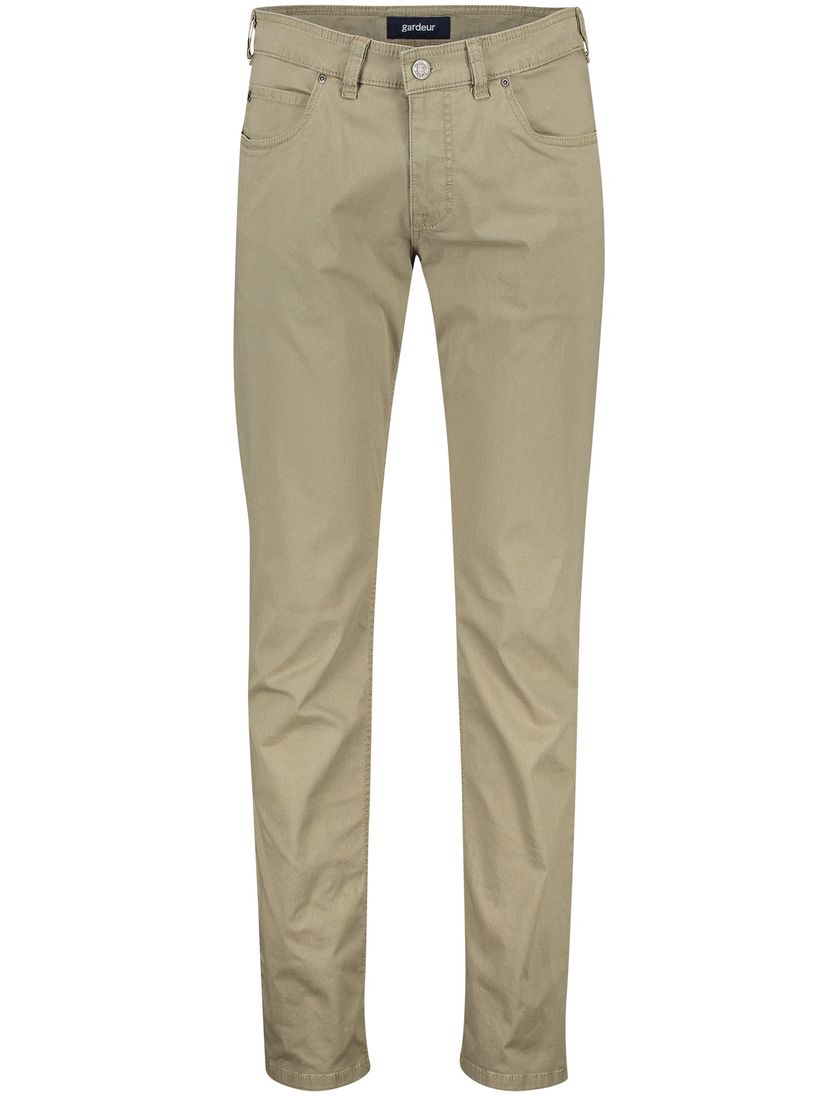 Gardeur broek 5-p khaki modern fit