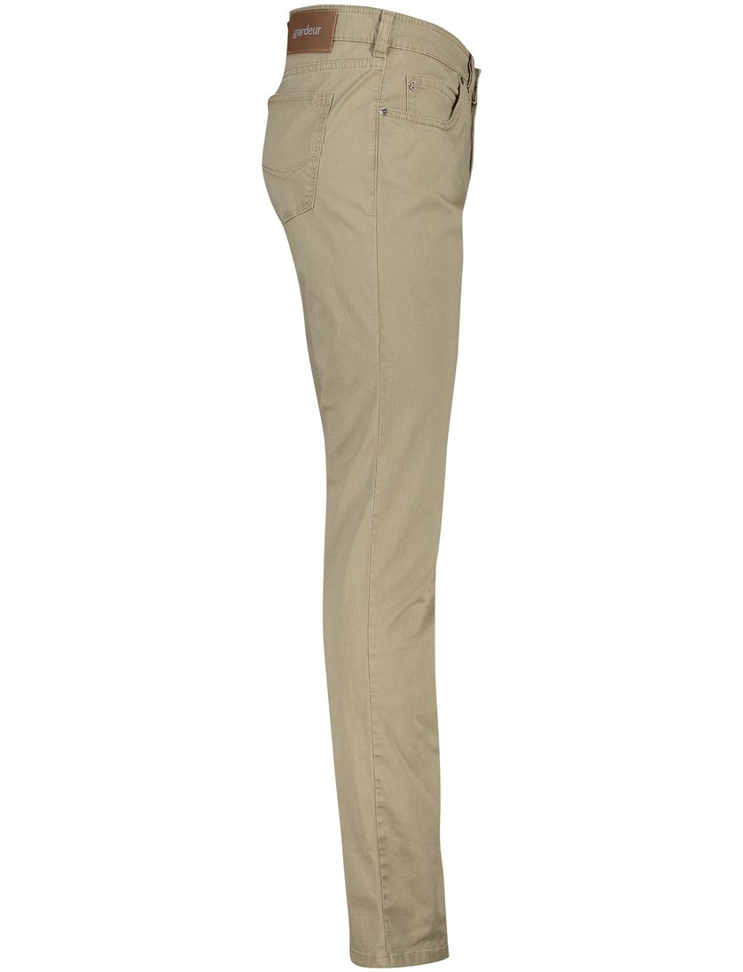 Gardeur broek 5-p khaki modern fit
