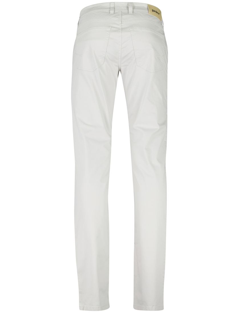 Gardeur Pantalon Bill wit katoen 5-pocket